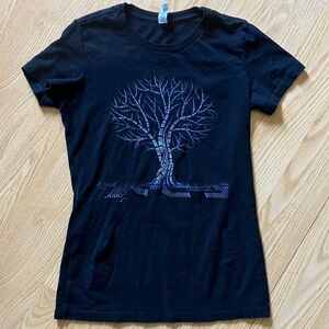 Bella Canvas Black Tree Graphic Tee
